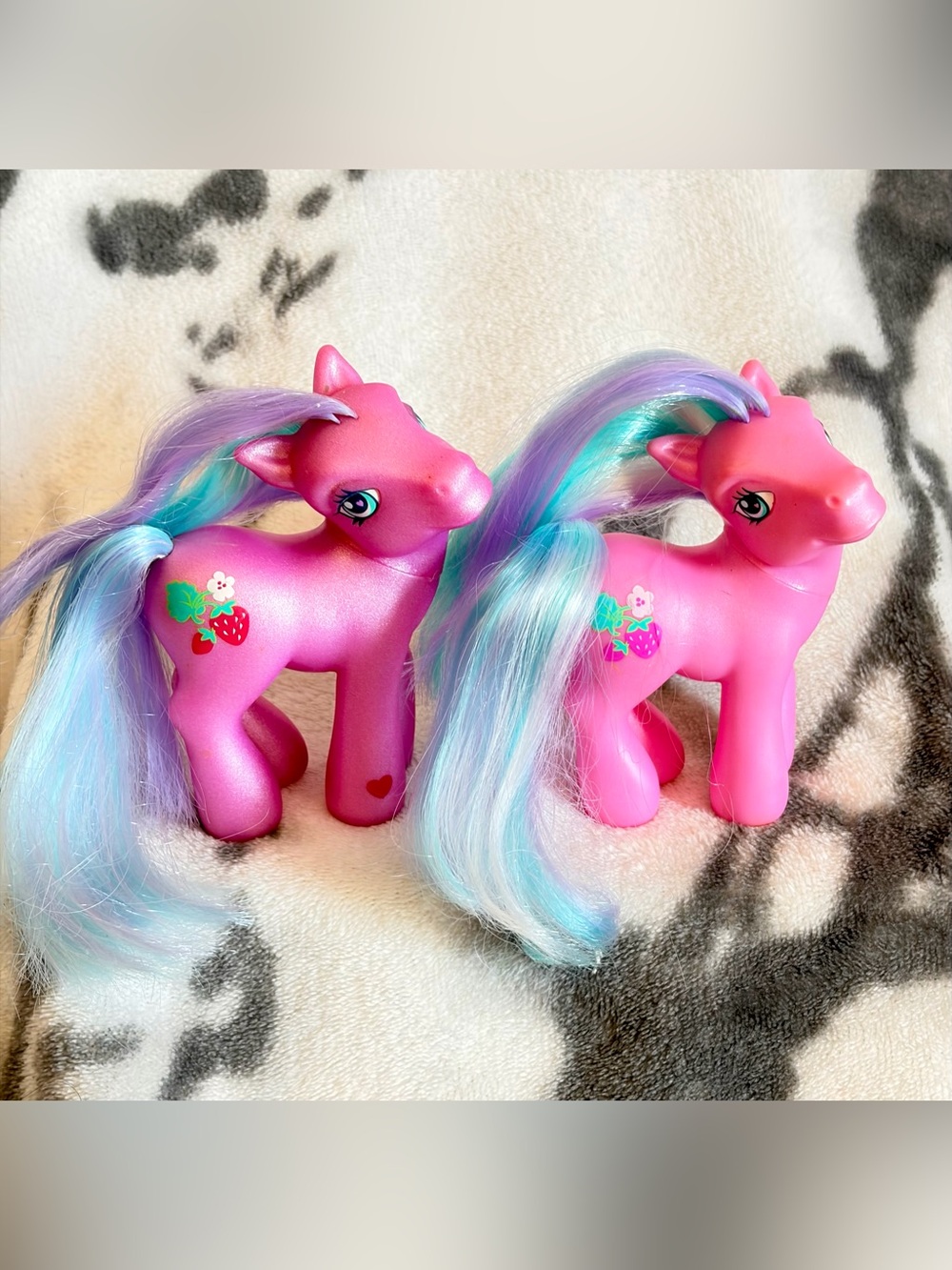 My Little Pony (2002) Unique Production Variation Pair of G3 “Sweetberry”